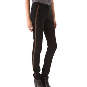 RAG & BONE black slim slouchy crepe pants Size 0